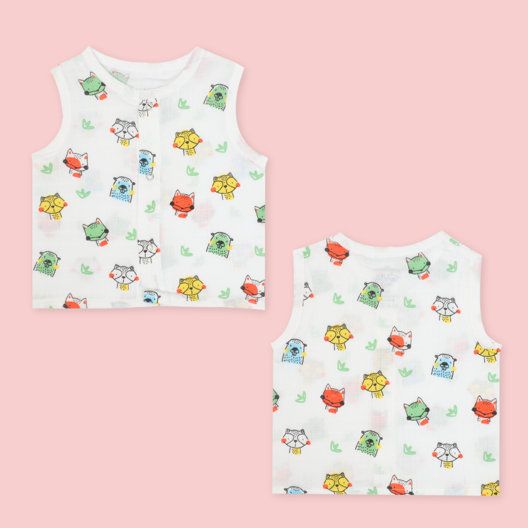 BEST SELLER - Muslin Jabla Button Type for Babies - Combo Packs