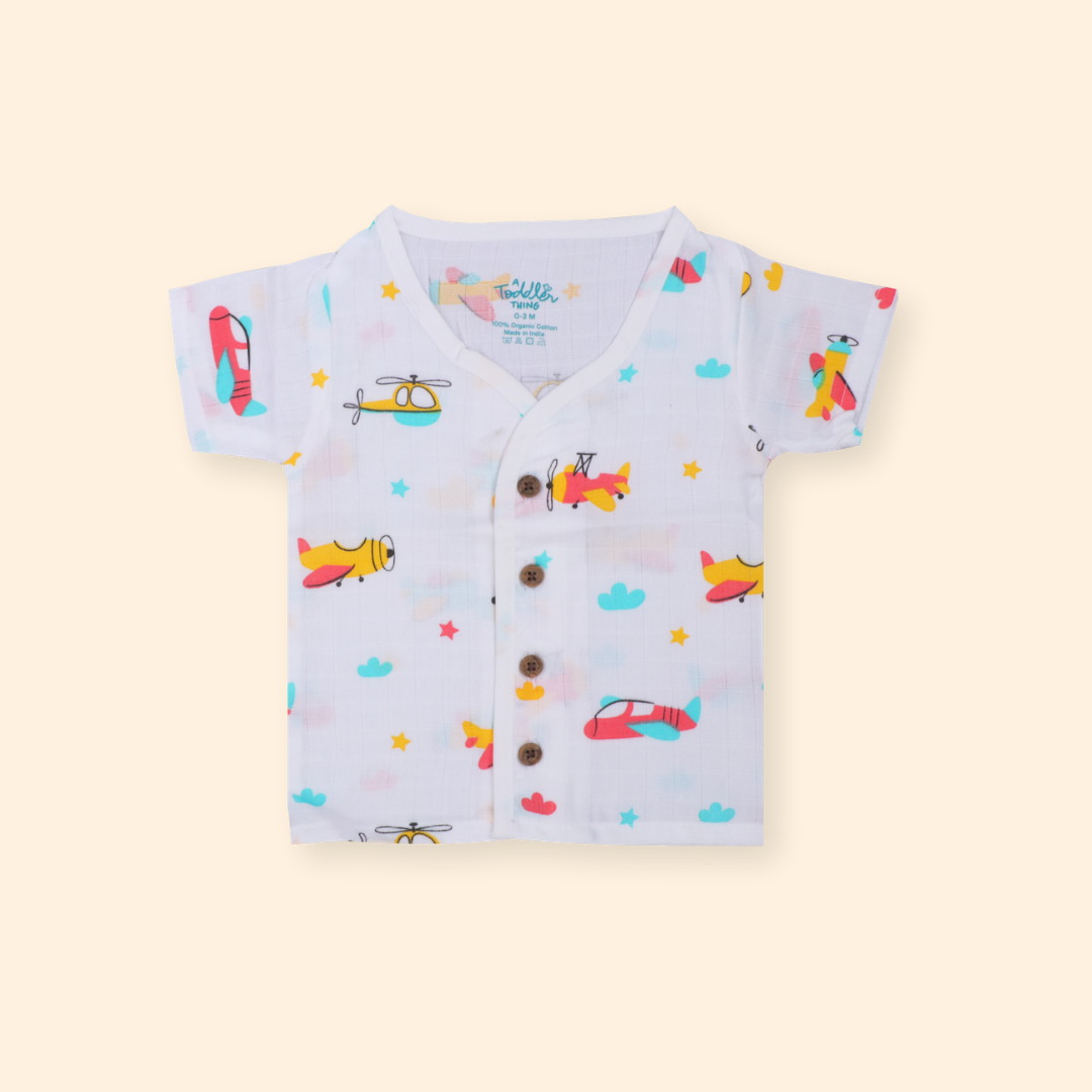 Little Wanderers - Muslin Top and Shorts