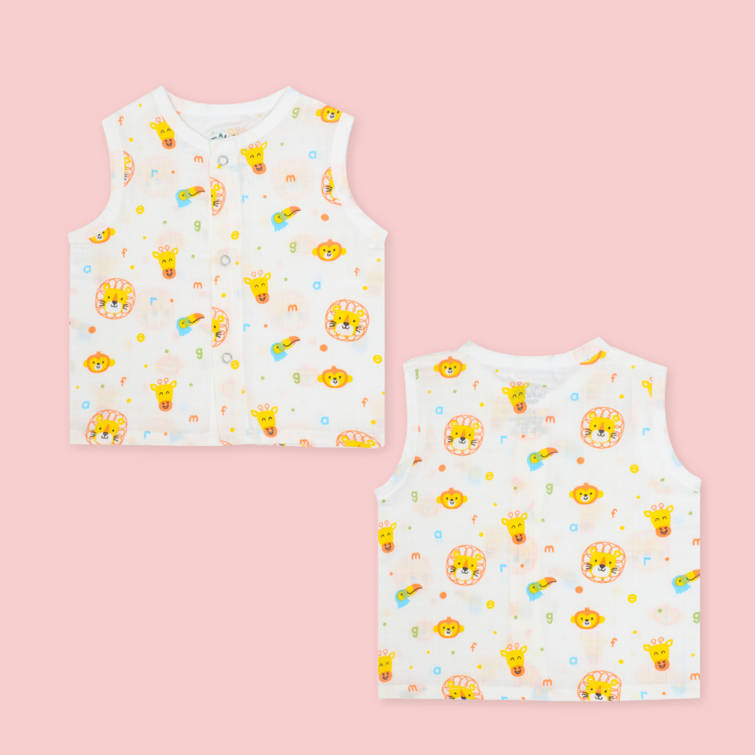 BEST SELLER - Muslin Jabla Button Type for Babies - Combo Packs