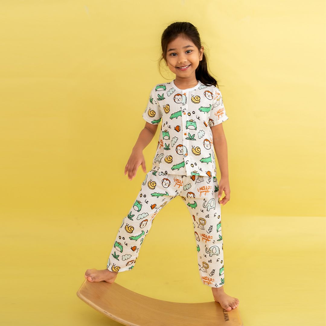 Toucan Punch - Muslin Sleep Suit for babies and kids (Unisex)