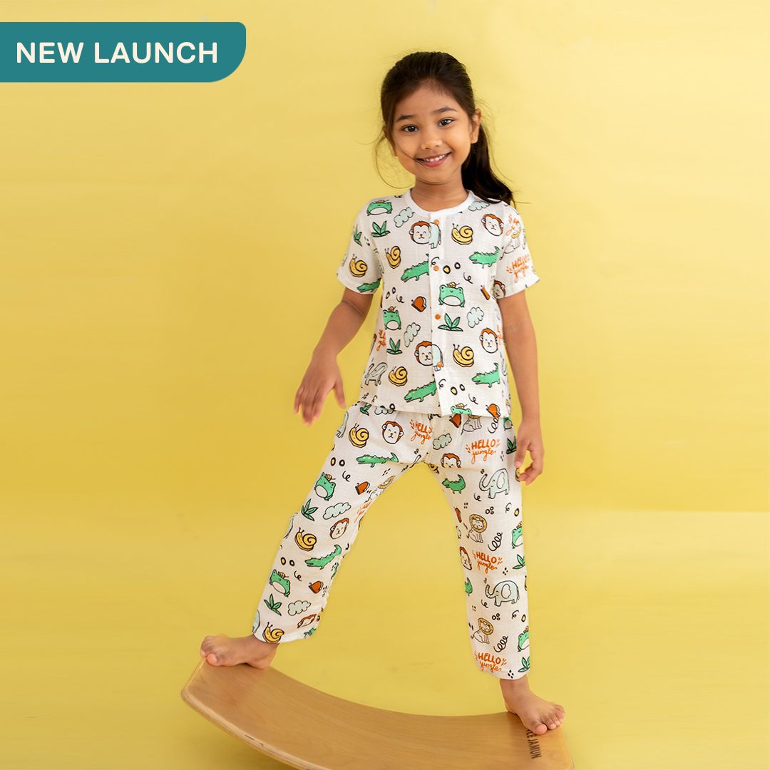 Toucan Punch - Muslin Sleep Suit for babies and kids (Unisex)