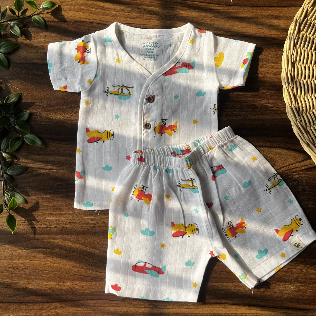 Little Wanderers - Muslin Top and Shorts