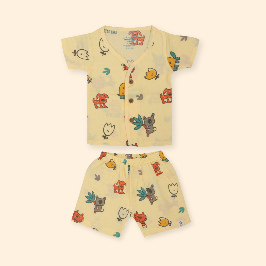 Little Wanderers - Muslin Top and Shorts