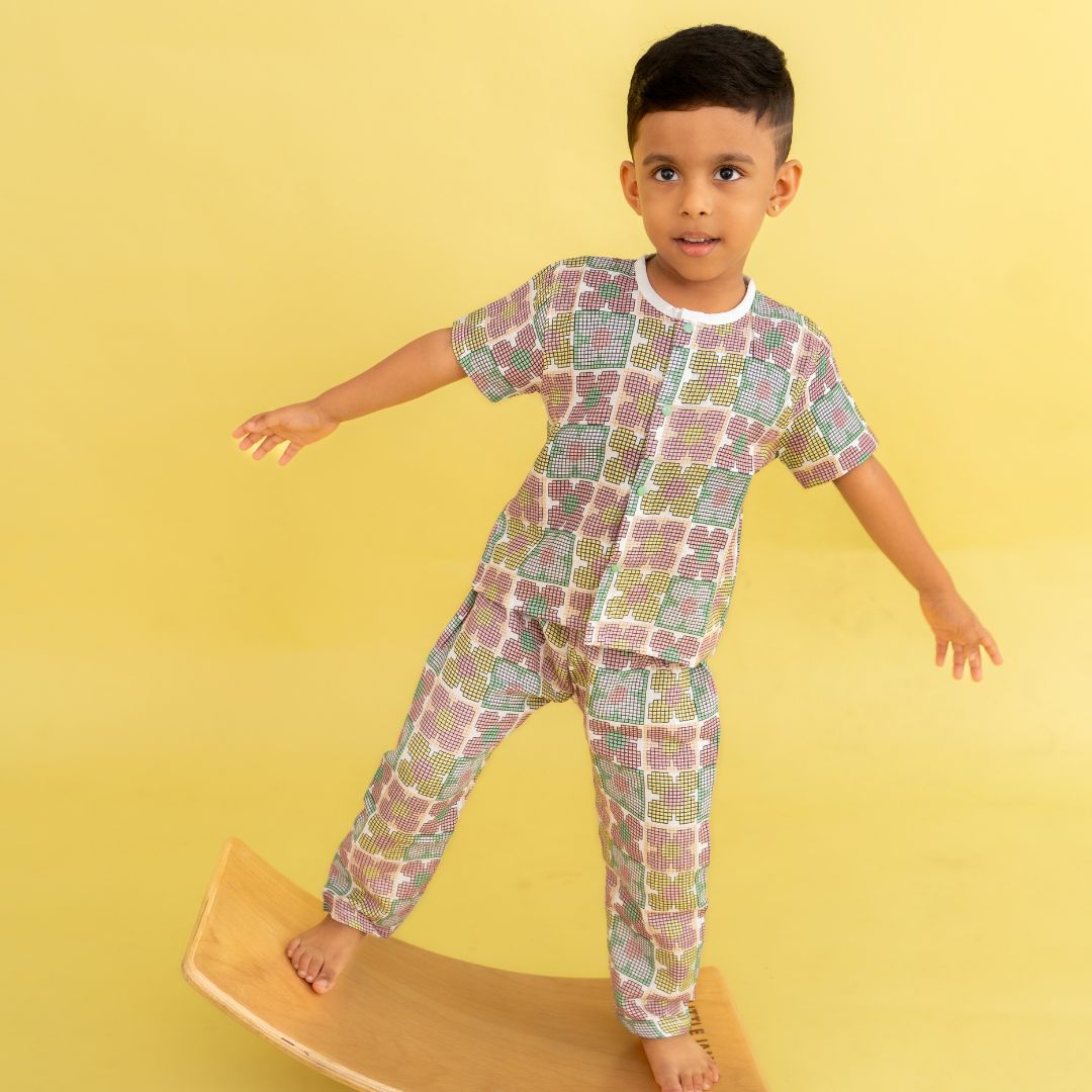 Toucan Punch - Muslin Sleep Suit for babies and kids (Unisex)