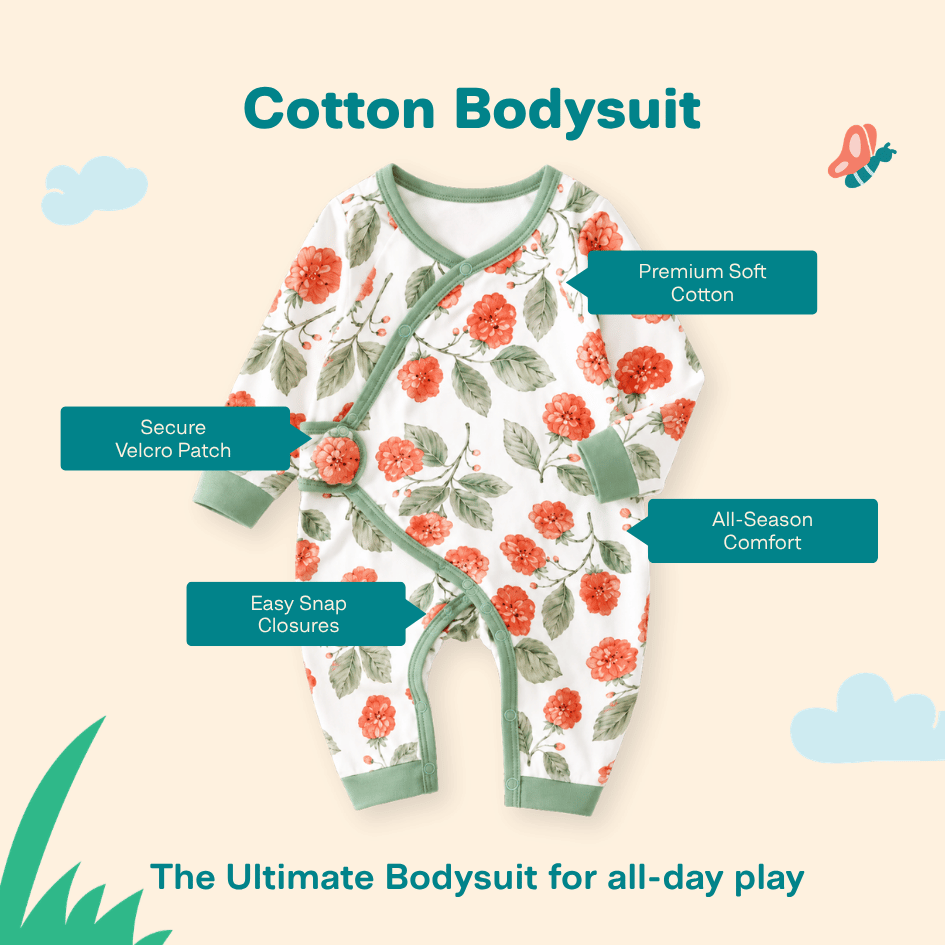 Cloud Cuddles - Cotton Bodysuit