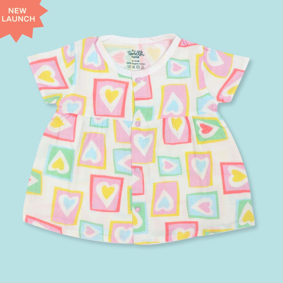 Toddler Tales - Muslin Button Frock