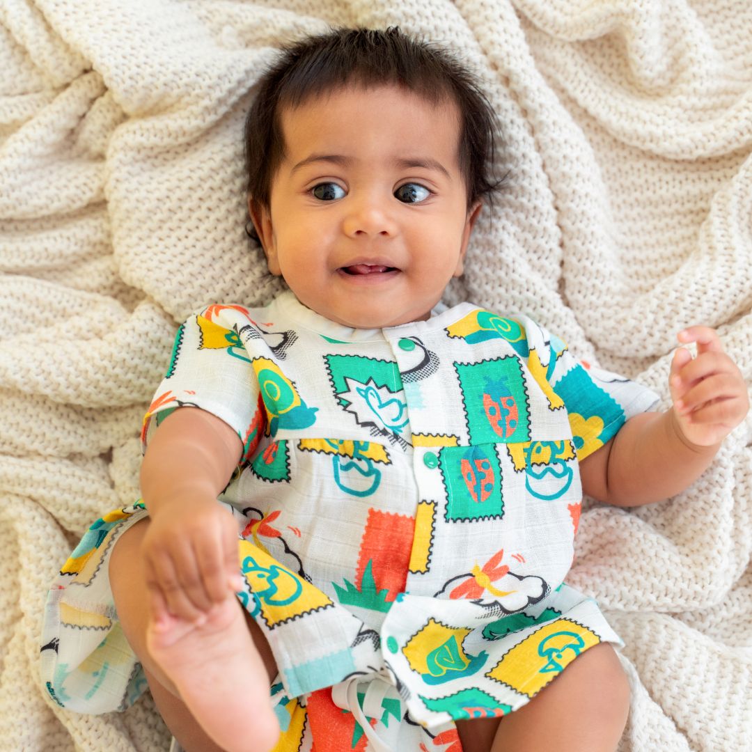 Toddler Tales - Muslin Button Frock