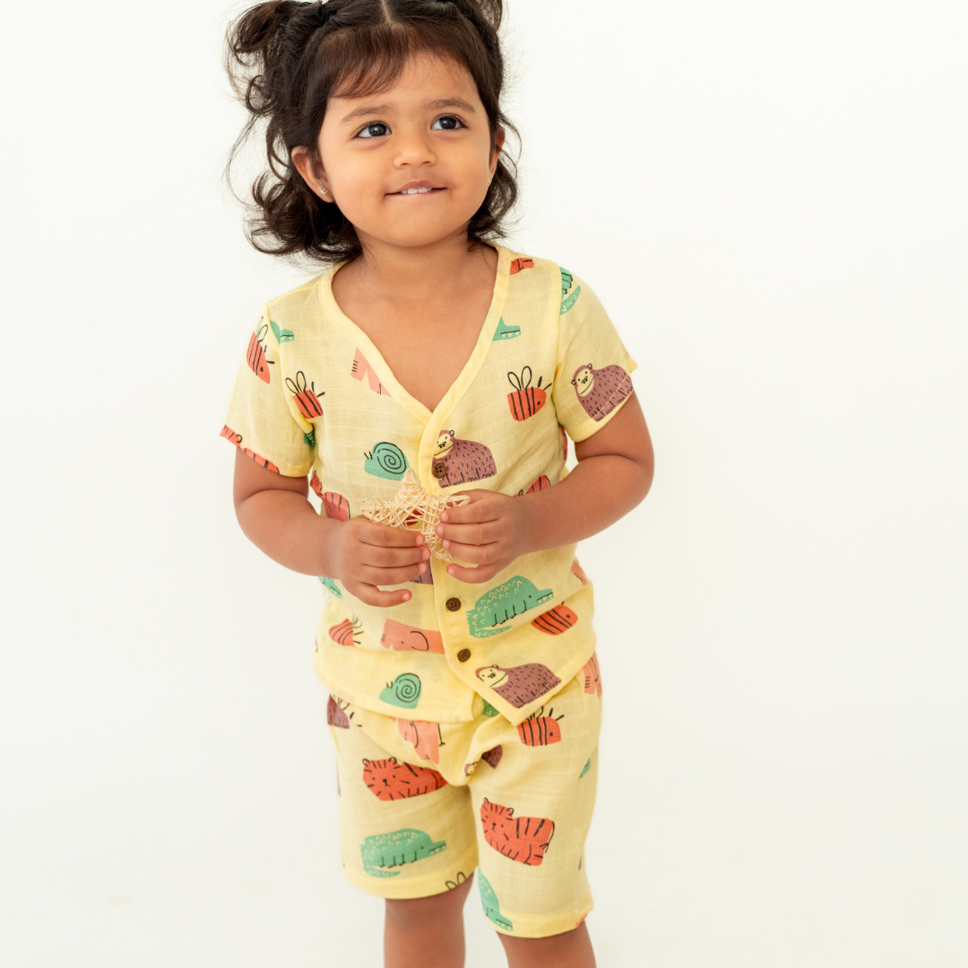 Little Wanderers - Muslin Top and Shorts