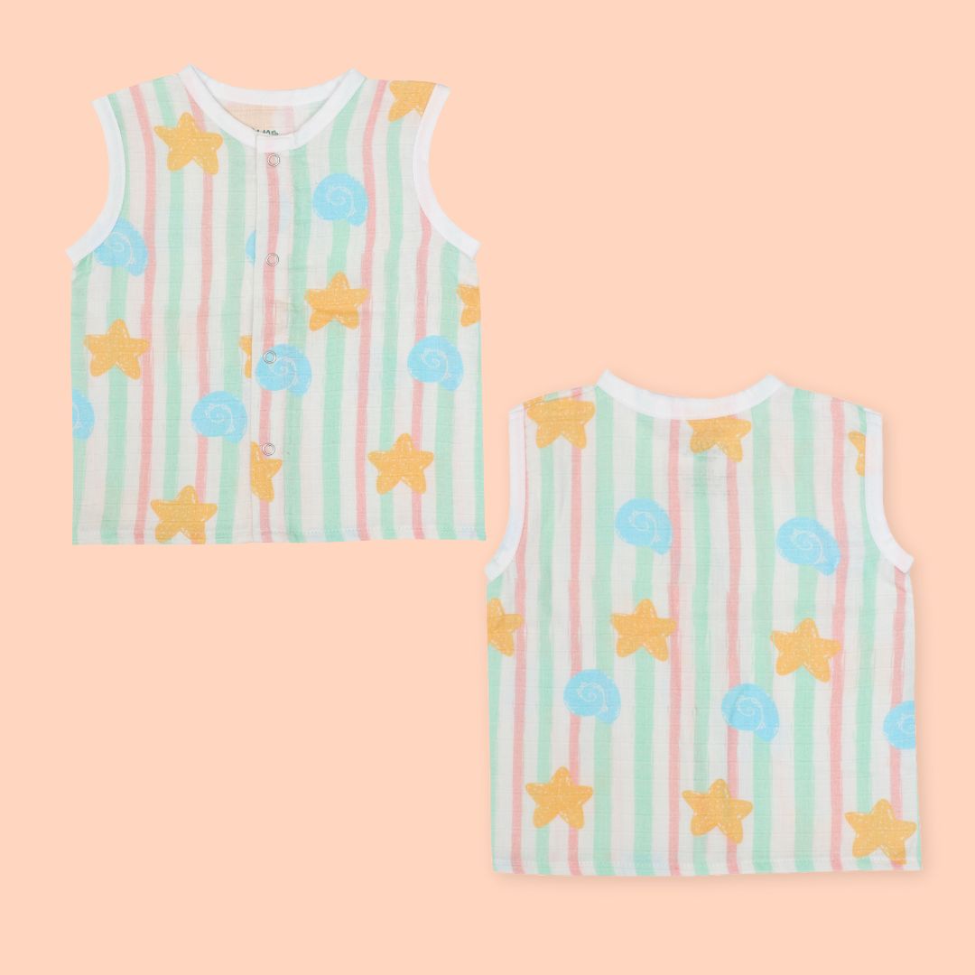 Special Edition - Muslin Jabla Button Type for Babies - Combo Packs