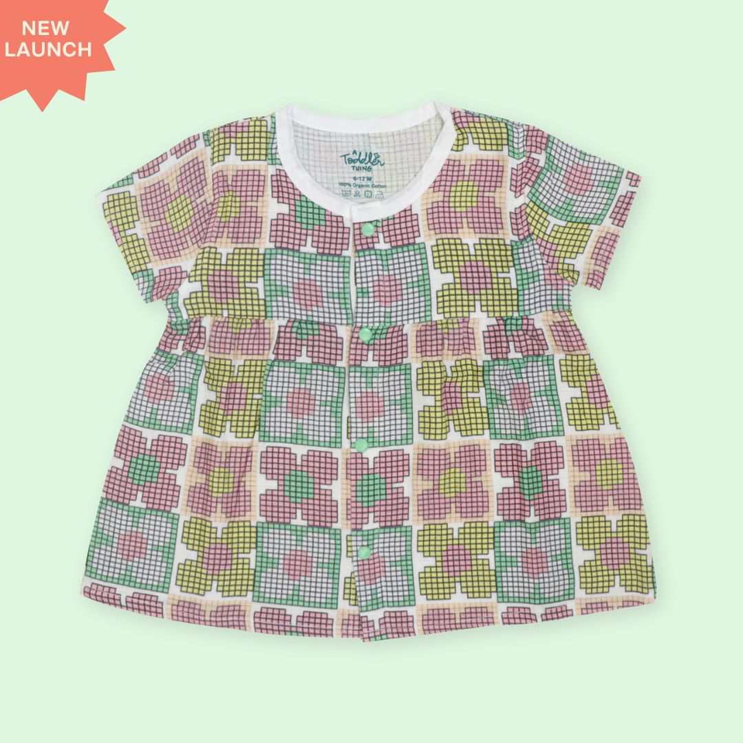 Ikatlings - Muslin Button Frock