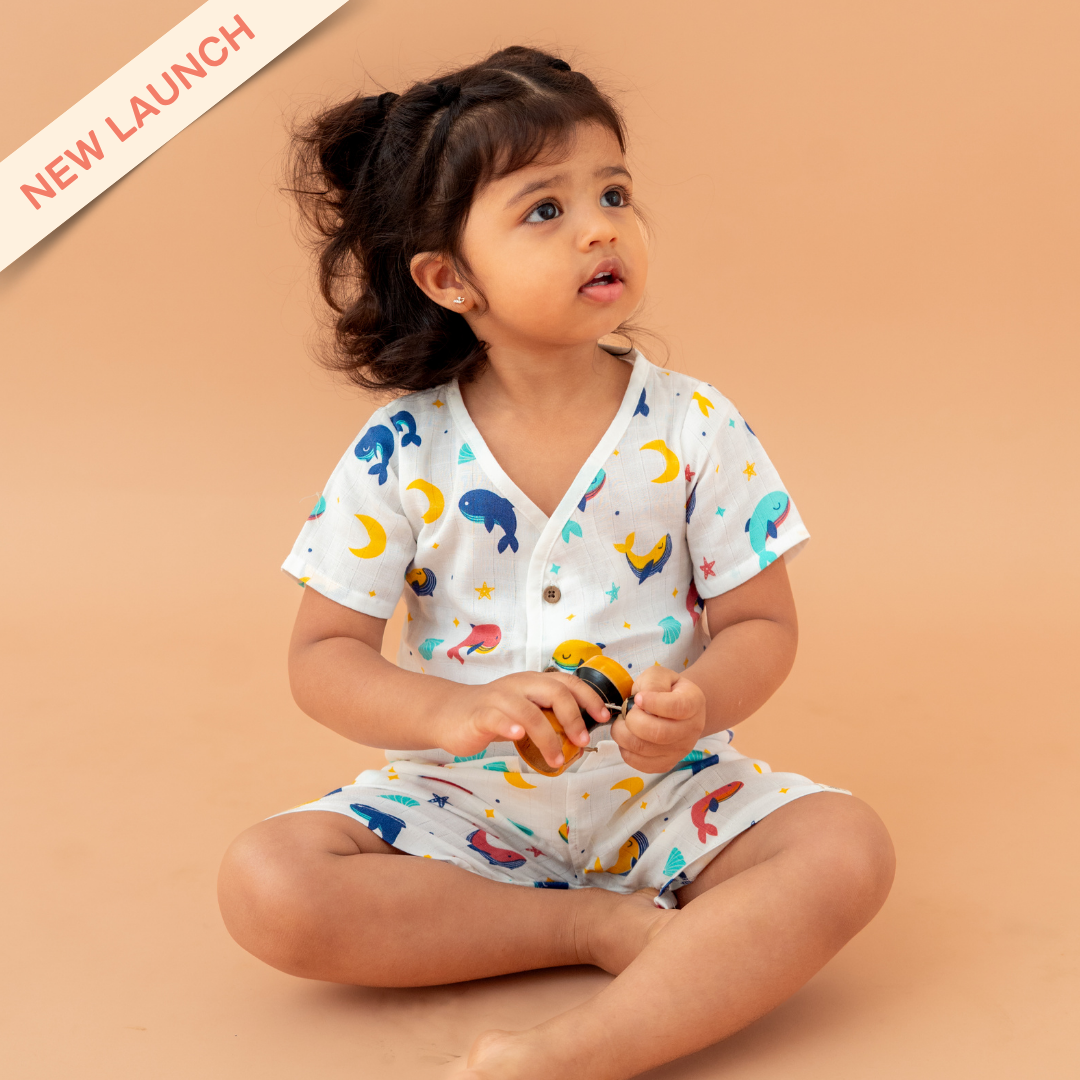 Little Wanderers - Muslin Top and Shorts