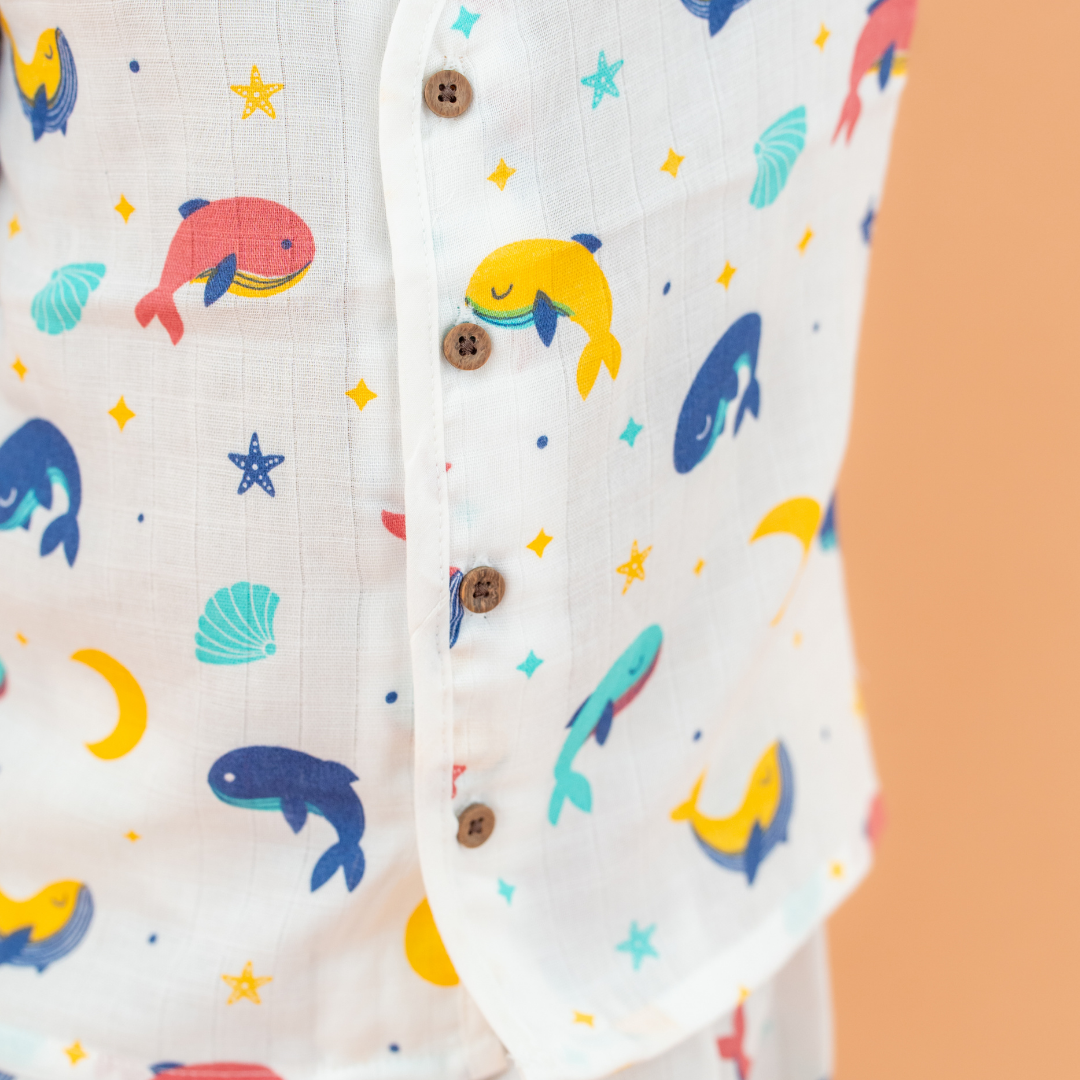 Little Wanderers - Muslin Top and Shorts