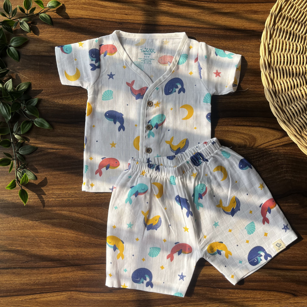 Little Wanderers - Muslin Top and Shorts