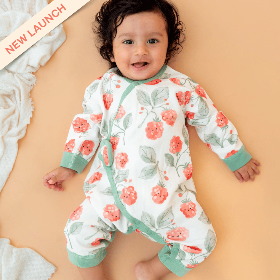 Bloom Berry - Cotton Bodysuit
