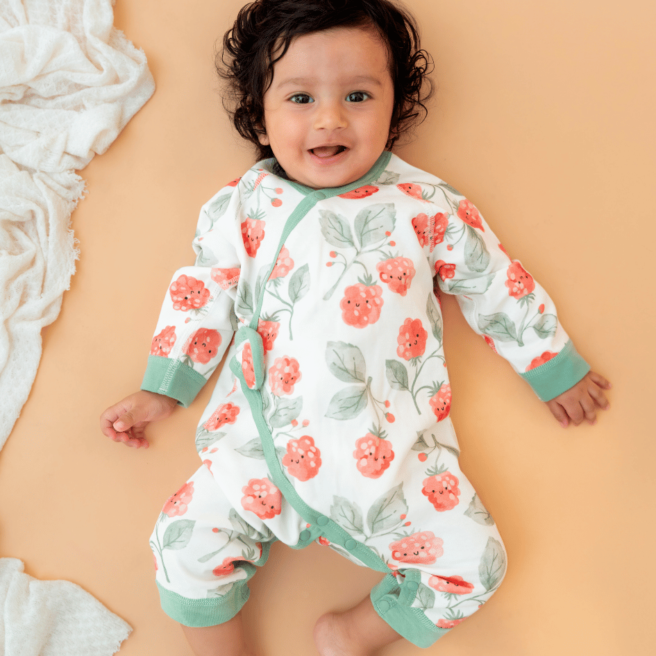 Bloom Berry - Cotton Bodysuit