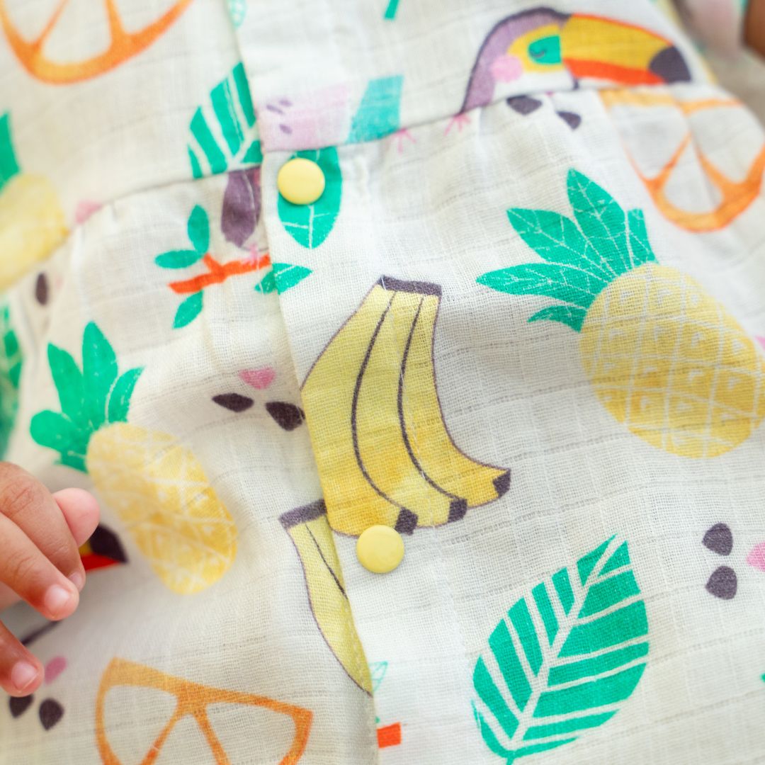 Toddler Tales - Muslin Button Frock