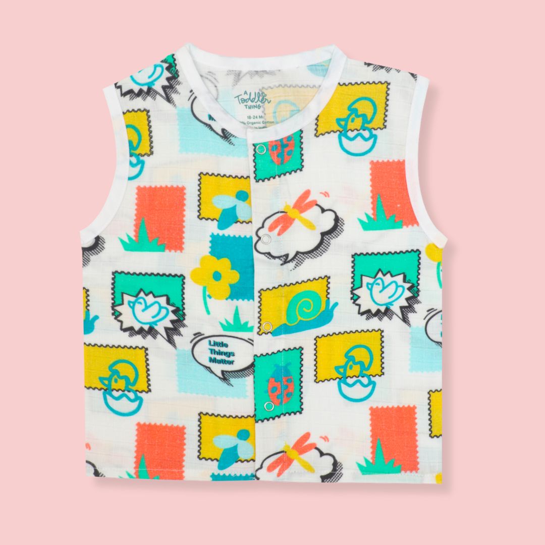 Toucan Punch - Muslin Jabla and Shorts for Babies and Toddlers