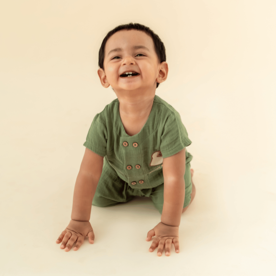 Rusty Prickle - Crinkled Muslin Co-ord Set