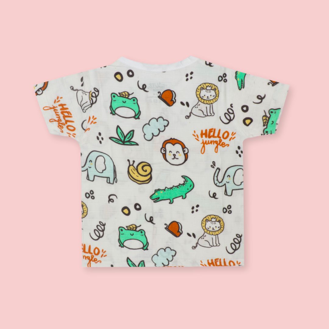 Lil Zoo Box - Muslin Sleep Suit for babies and kids (Unisex) - Pack of 3