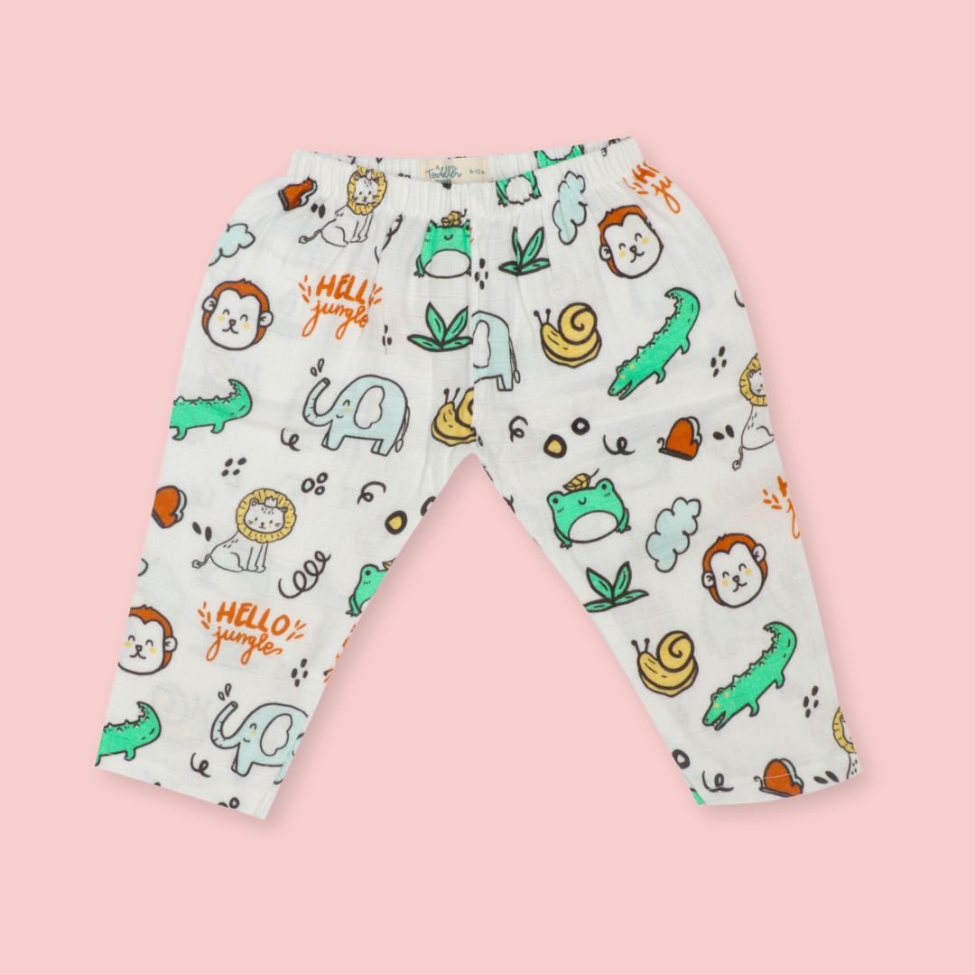 Zoodle Blocks - Muslin Sleep Suit for babies and kids (Unisex)