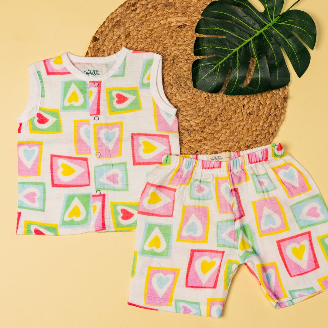 Toucan Punch - Muslin Jabla and Shorts for Babies and Toddlers