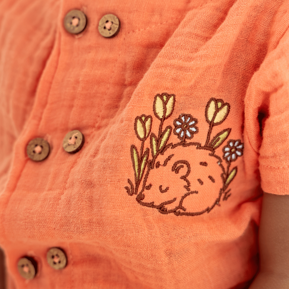 Rusty Prickle - Crinkled Muslin Co-ord Set