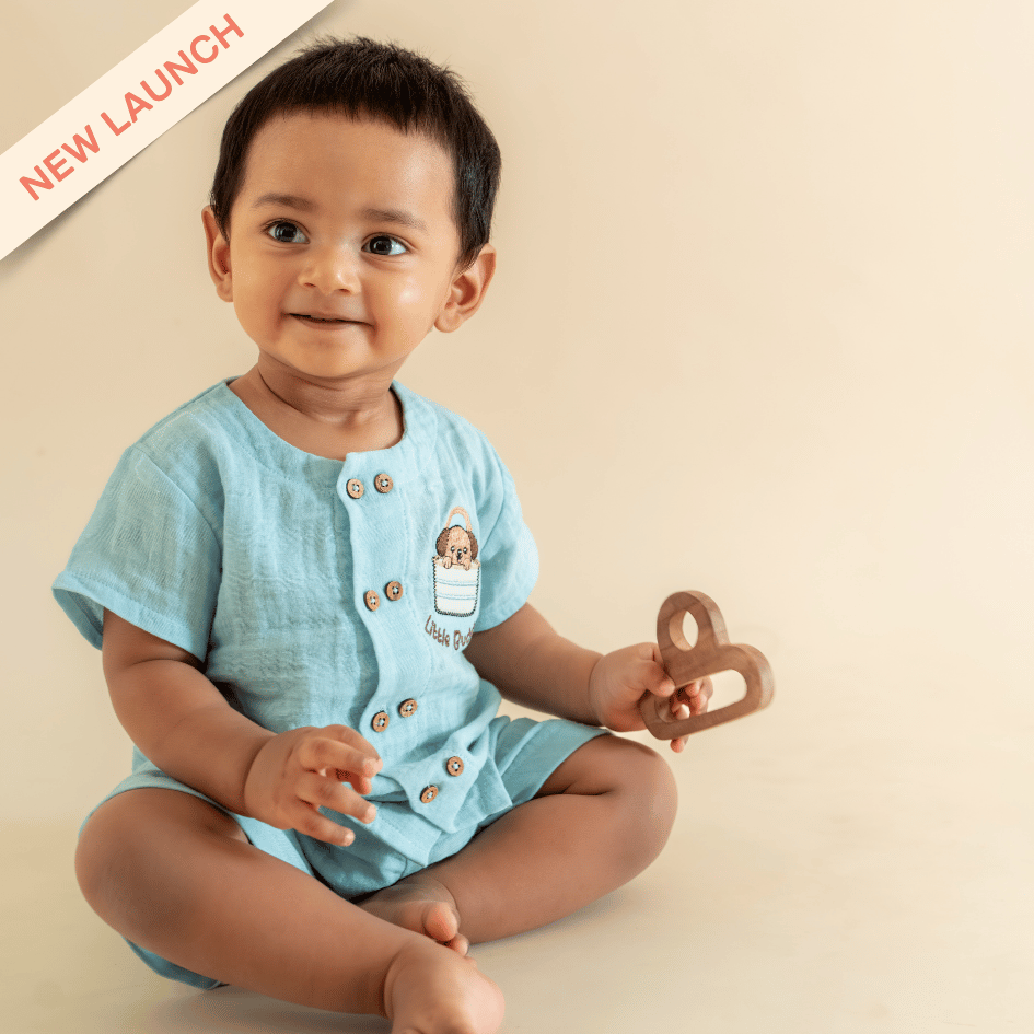 Rusty Prickle - Crinkled Muslin Co-ord Set