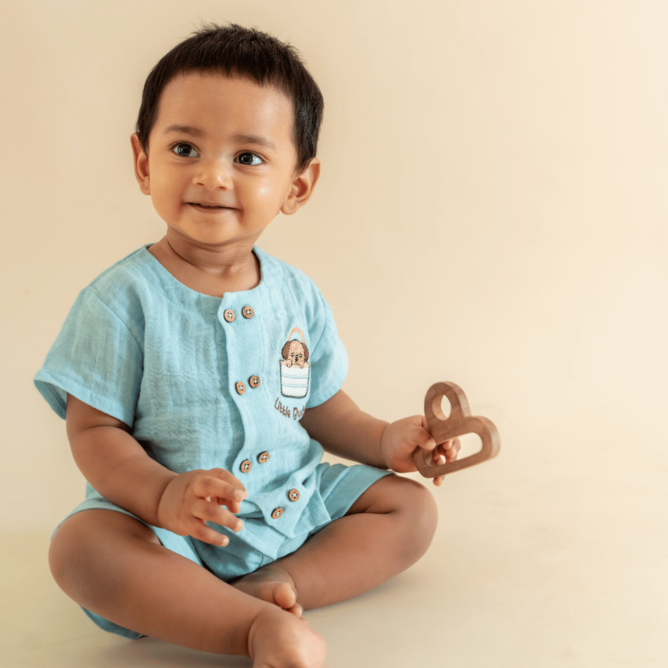 Rusty Prickle - Crinkled Muslin Co-ord Set
