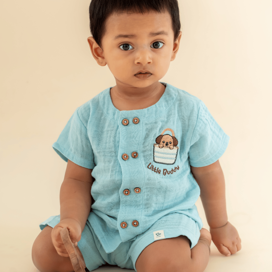 Rusty Prickle - Crinkled Muslin Co-ord Set
