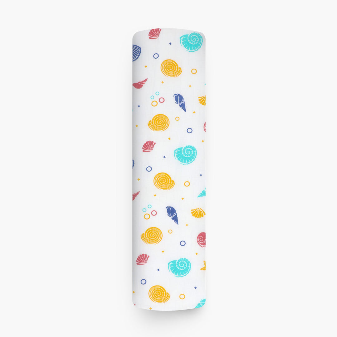 Sea Shell - Muslin 3 layer Blankets for babies