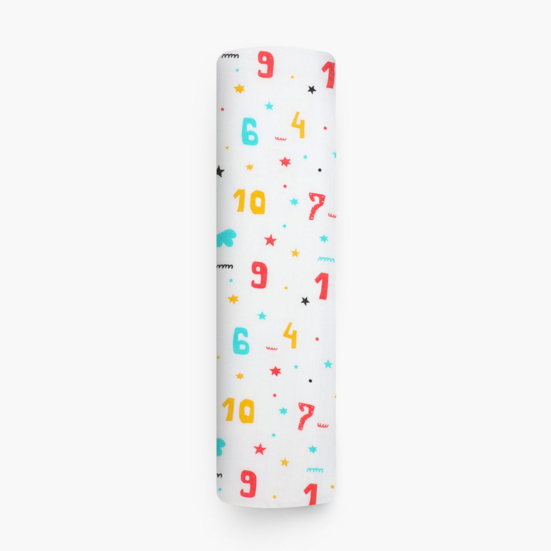 Count Down - Muslin 3 layer Blankets for babies