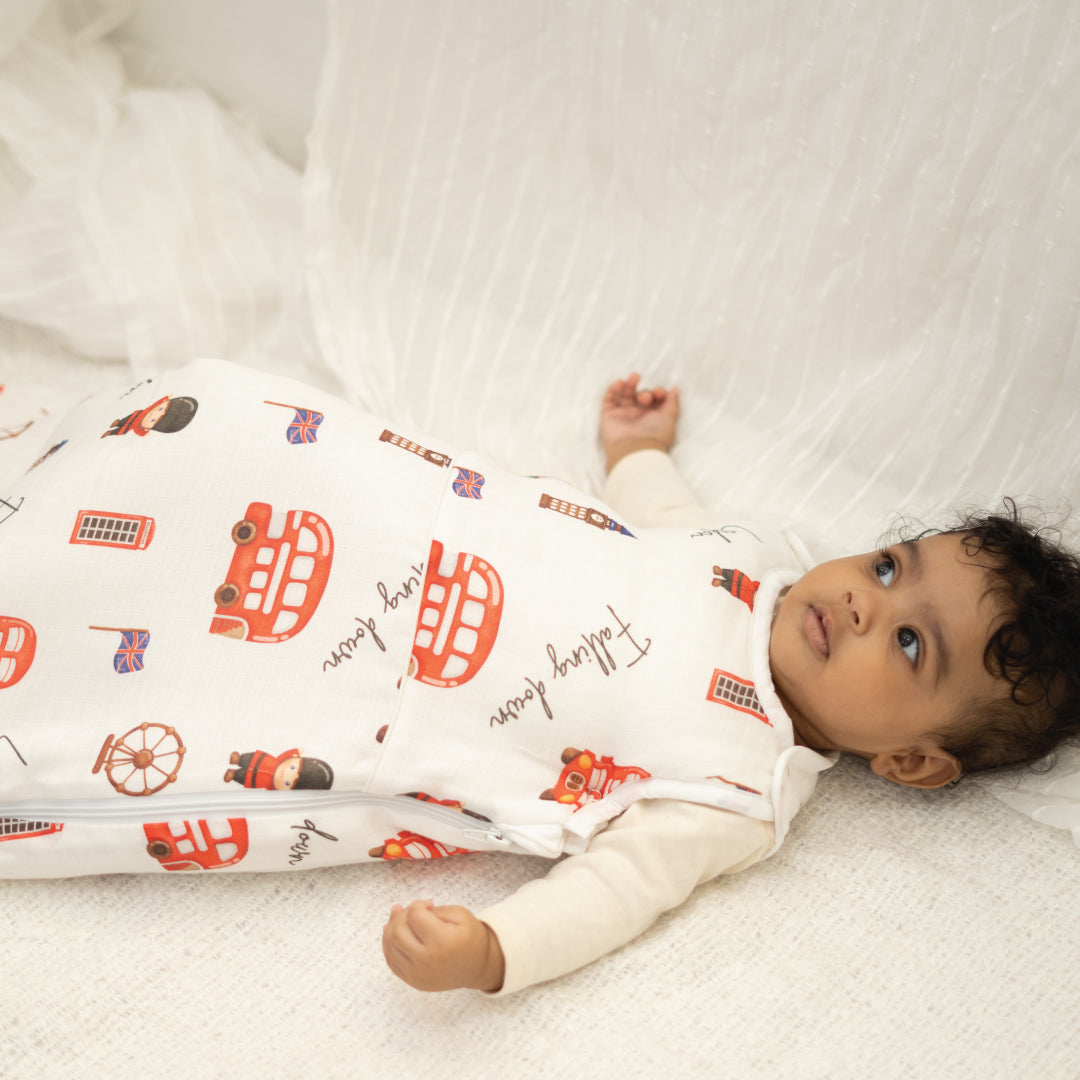 London Bridge - Organic Muslin Aloe Vera Sleep Bag (upto 9 months)