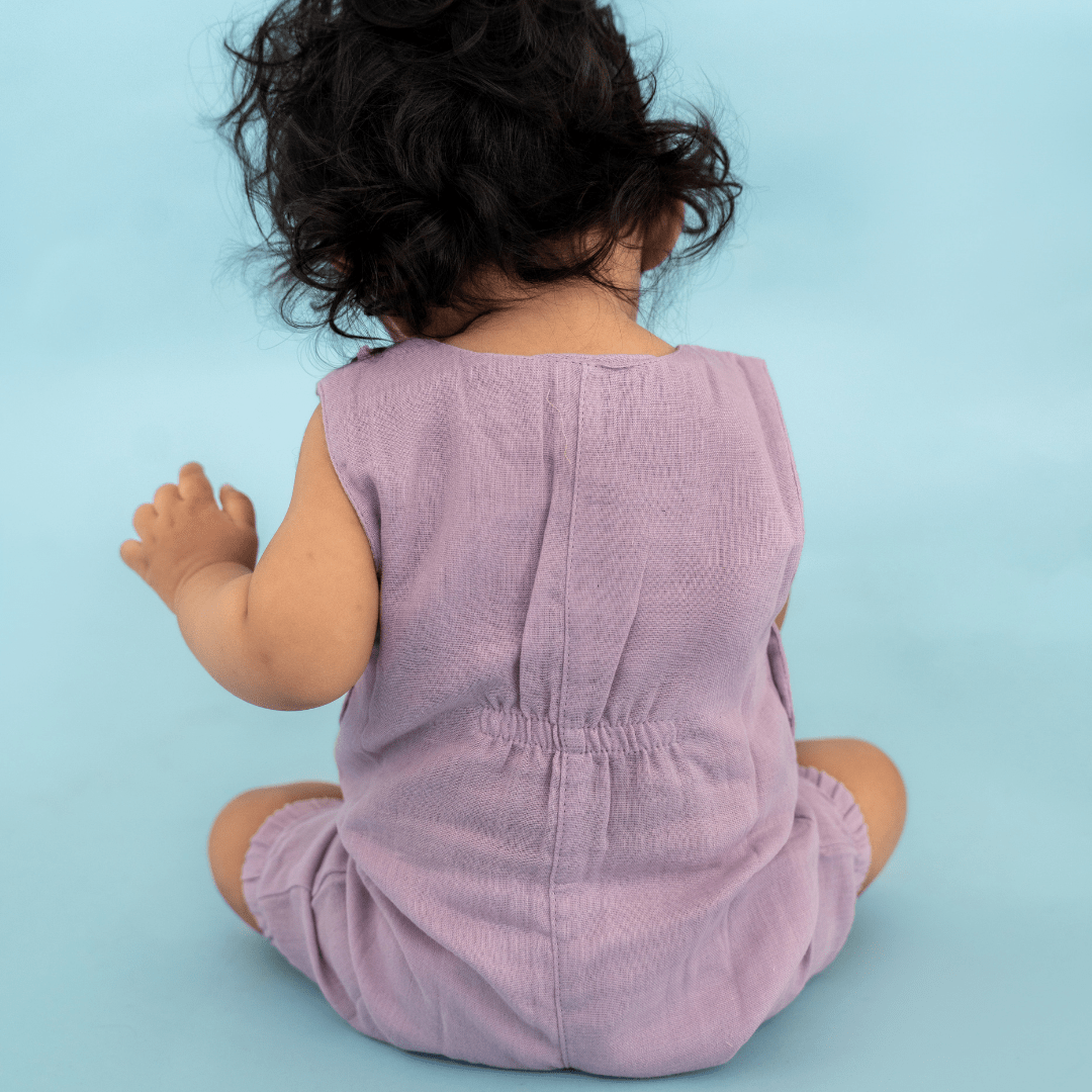 Baa Blush - Muslin Crinkled Romper