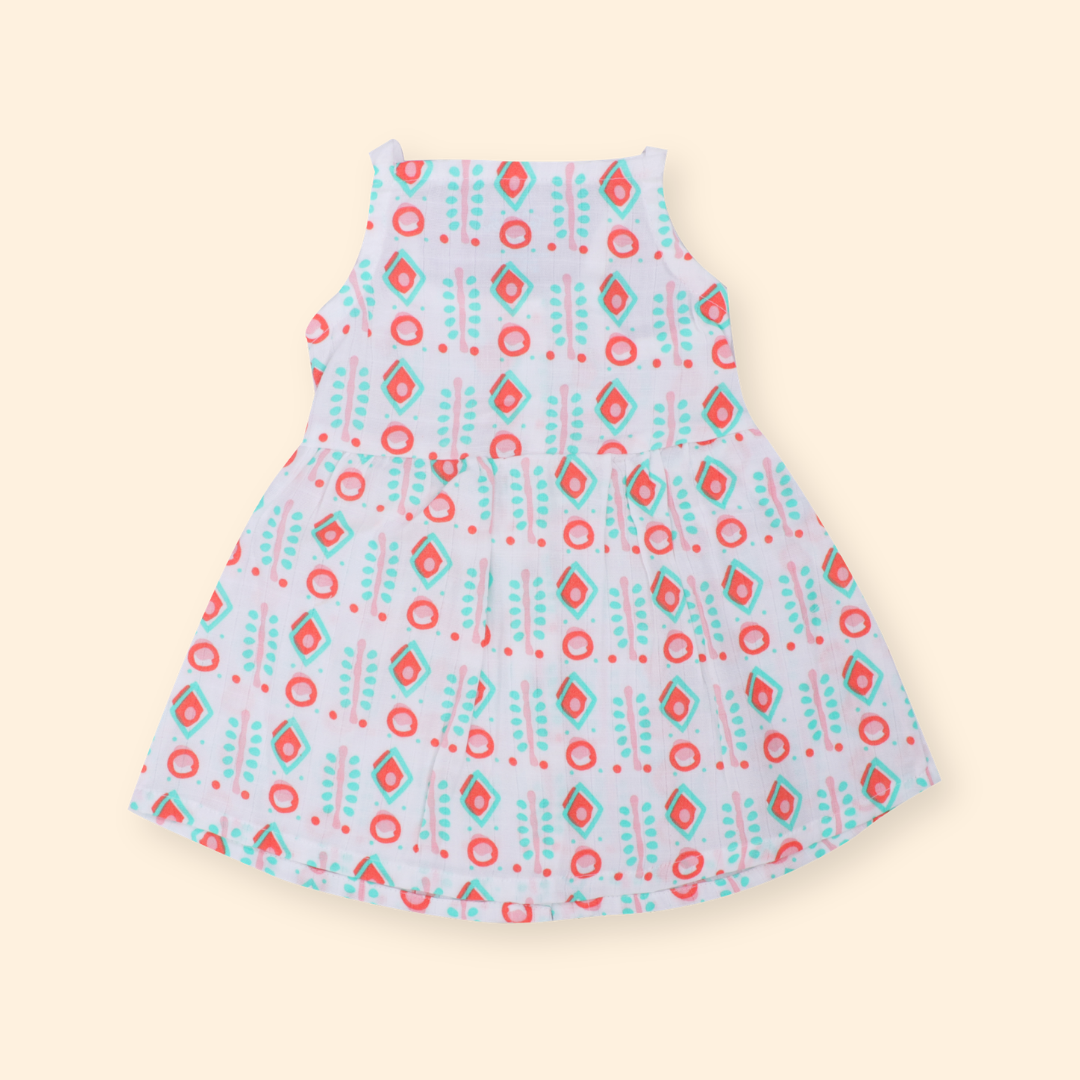Trek Time - Muslin Shoulder Strap Frock (Pack of 2)