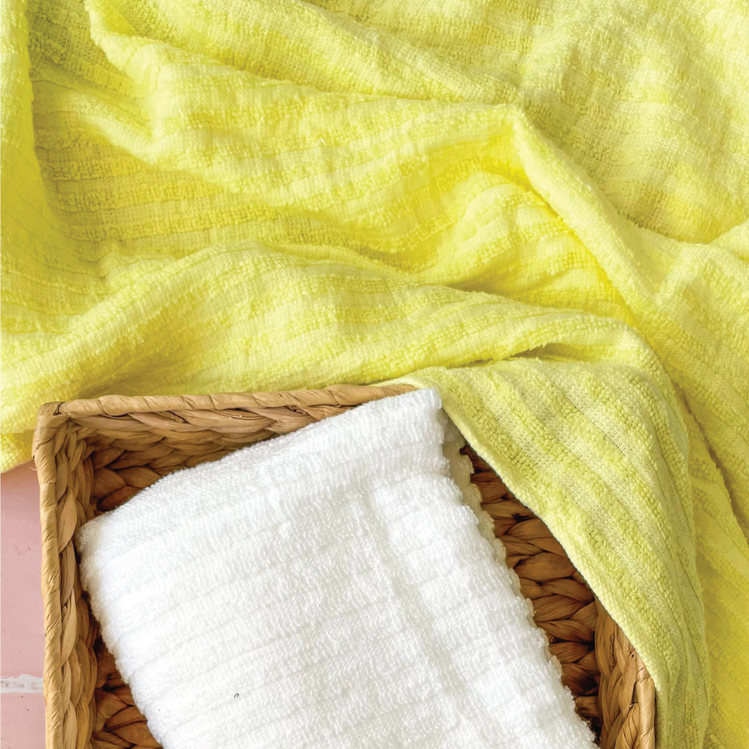 Terry Towel (Yellow) - Pack of 2