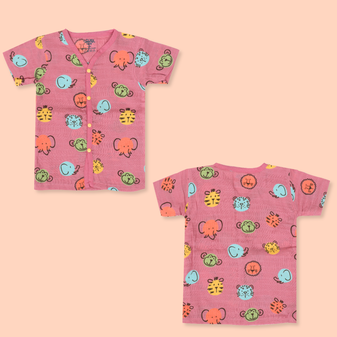 5 Lil Friends (Pack of 5) - Muslin Sleep Suit for babies and kids