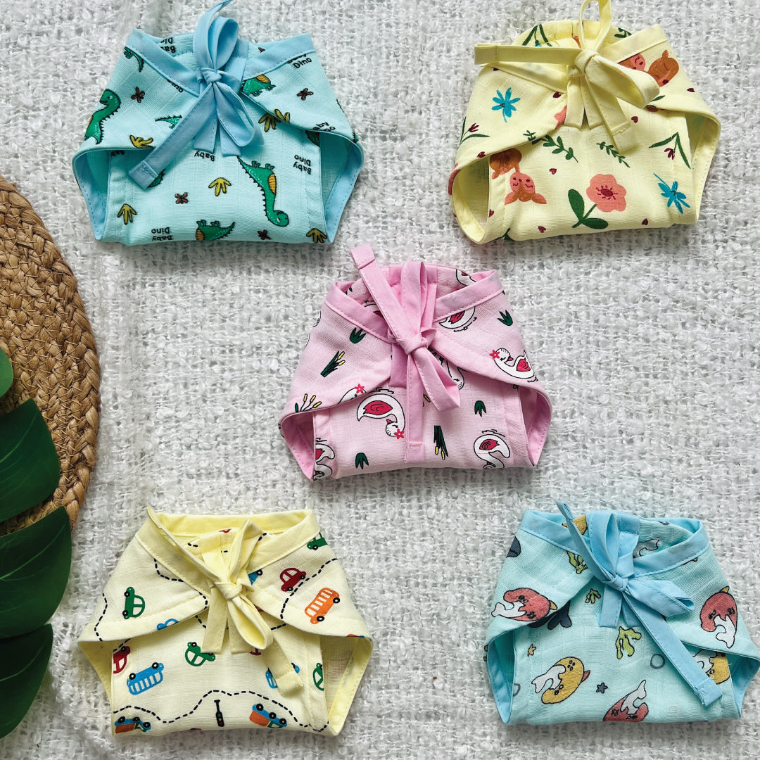 Muslin Nappies Colour Edition Combo Packs