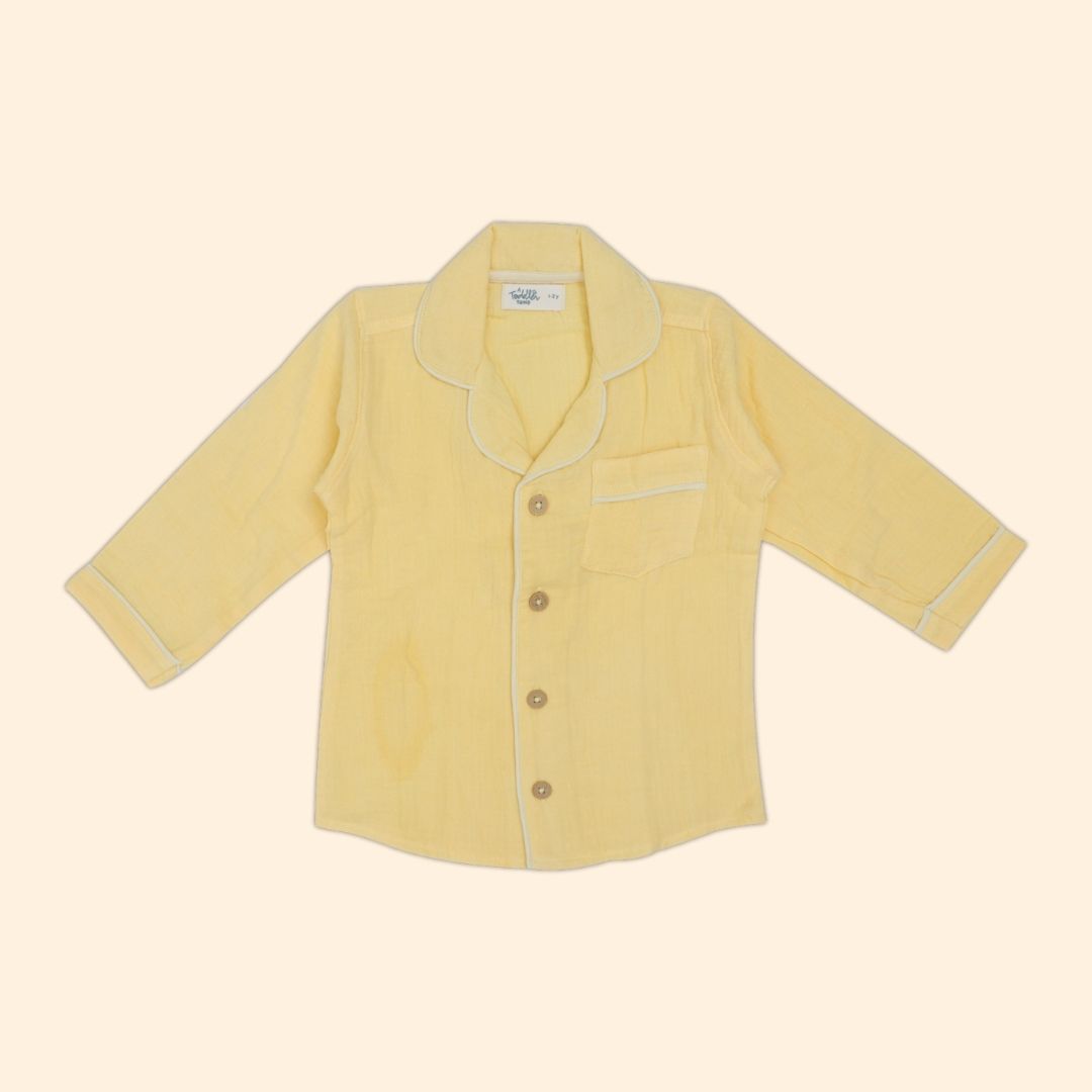 Peachy Hug - Crinkled Muslin Sleepsuit