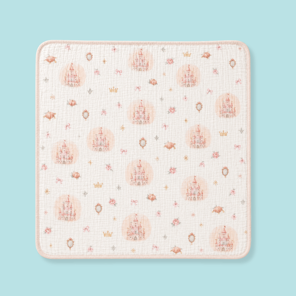 Happy Garden - Crinkled Muslin Bamboo Blanket