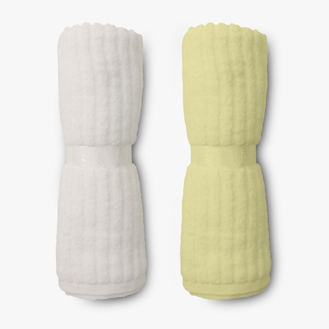 Terry Towel (Yellow) - Pack of 2