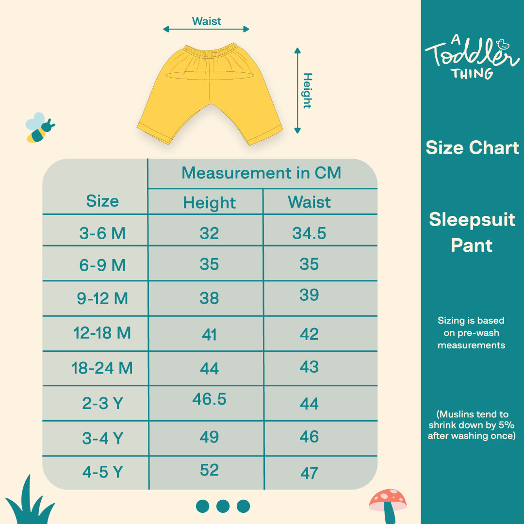 Count Down - Muslin Sleep Suit for babies and kids (Unisex)