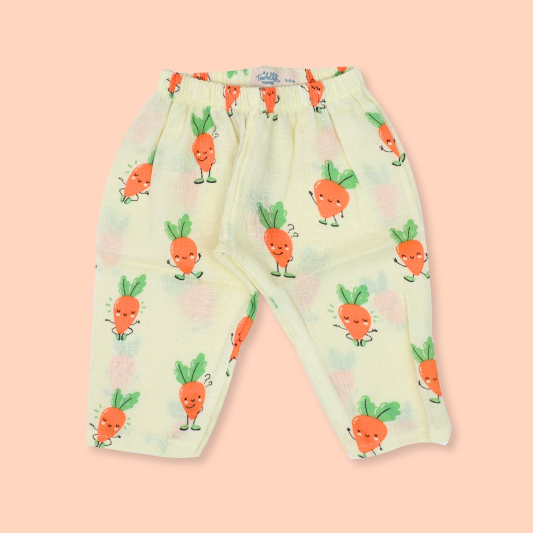 Carrot Spikes (Pack of 2) - Muslin Sleep Suit for babies and kids