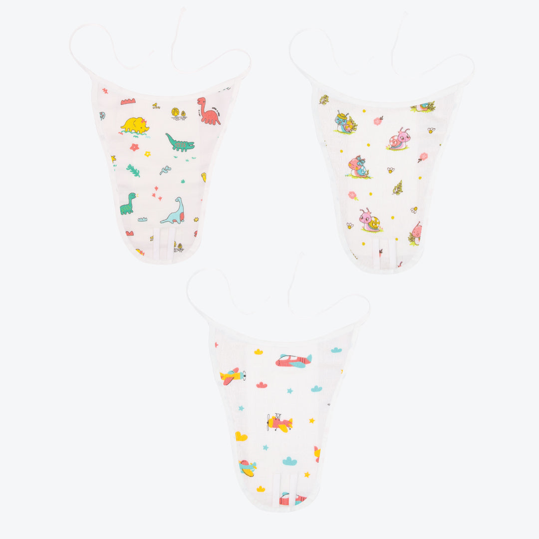 Muslin Nappies - (Pack of 3) Combo 1