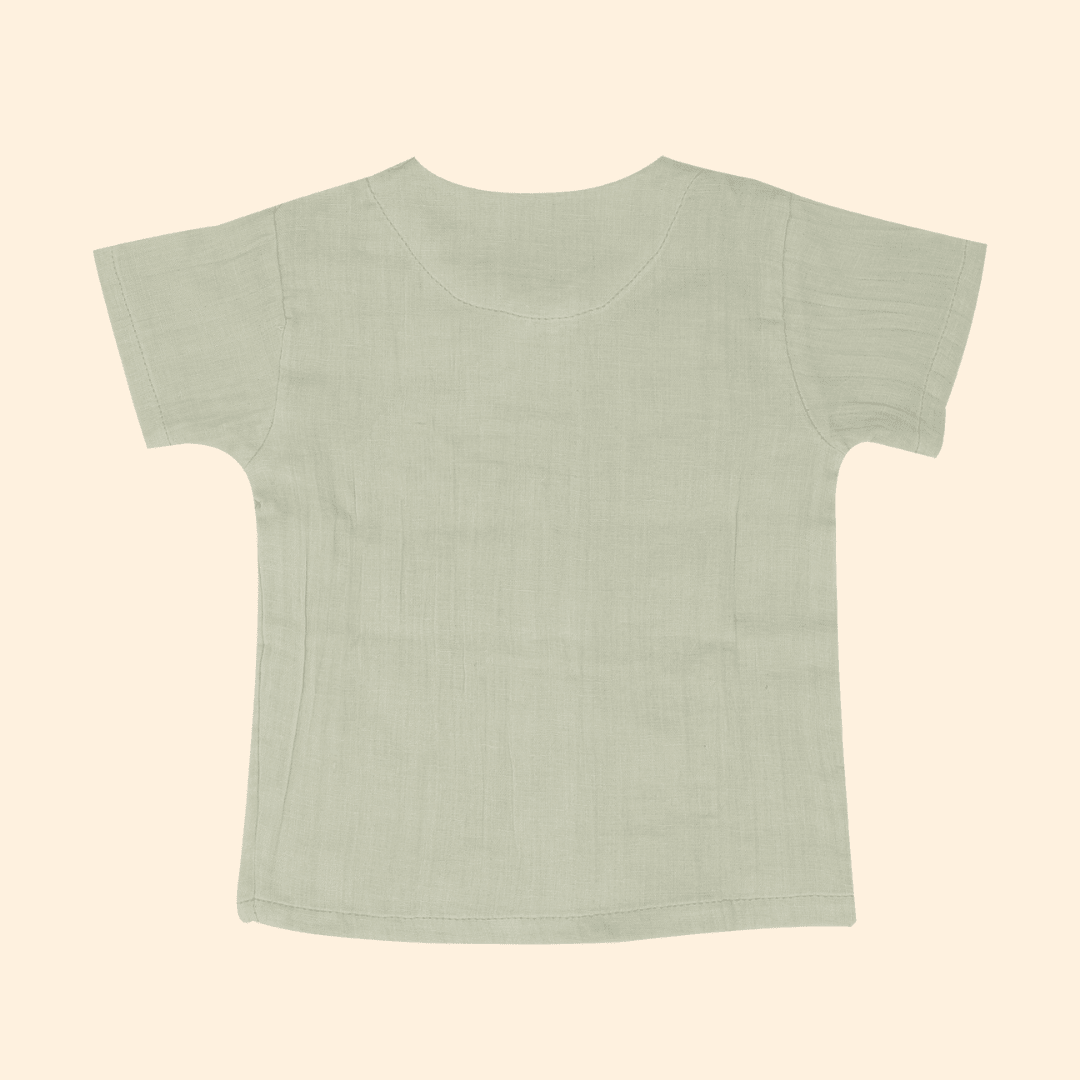 Lil Koala - Crinkled Muslin Co-ord Set