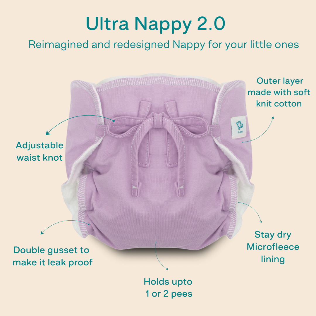 Lilac Wrap - Ultra Nappy 2.0