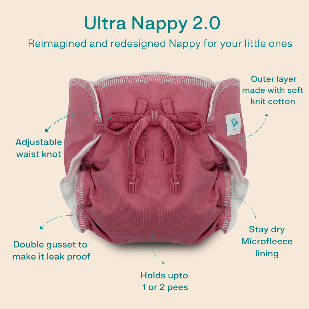 Mauve Wrap - Ultra Nappy 2.0