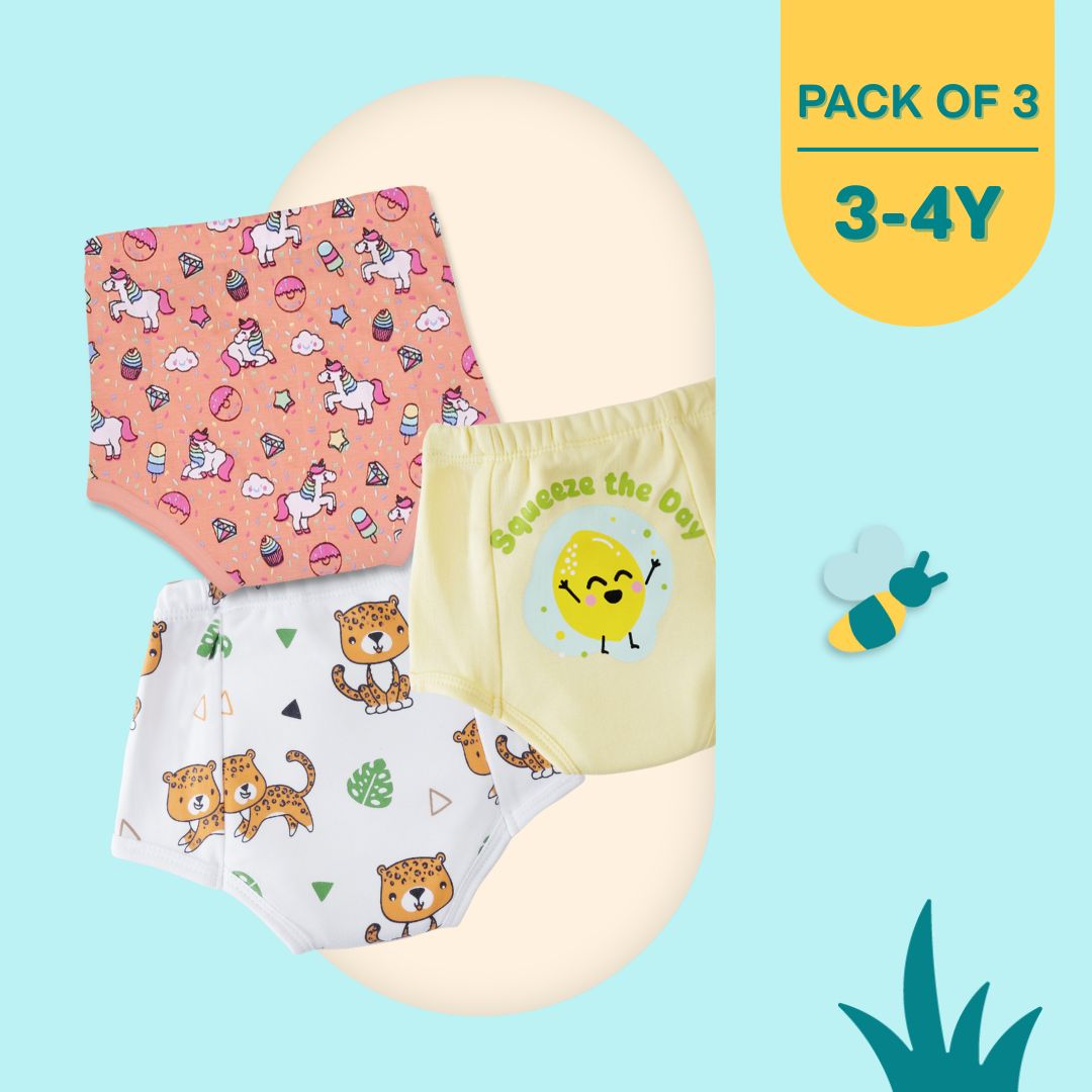 3-4 Years (Pack of 3) - Ultra Undies - Baby Padded Underwear