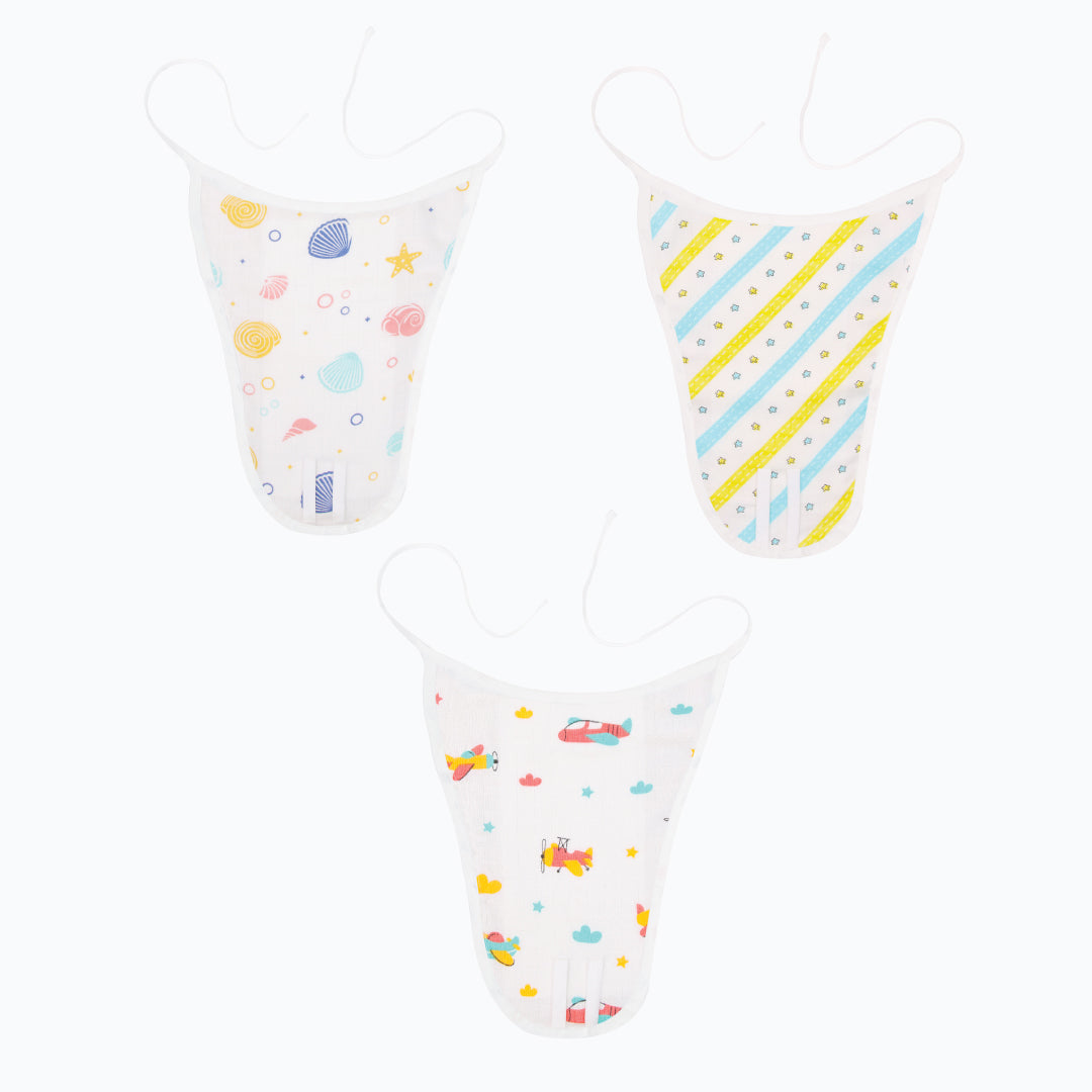 Muslin Nappies - (Pack of 3) Combo 1