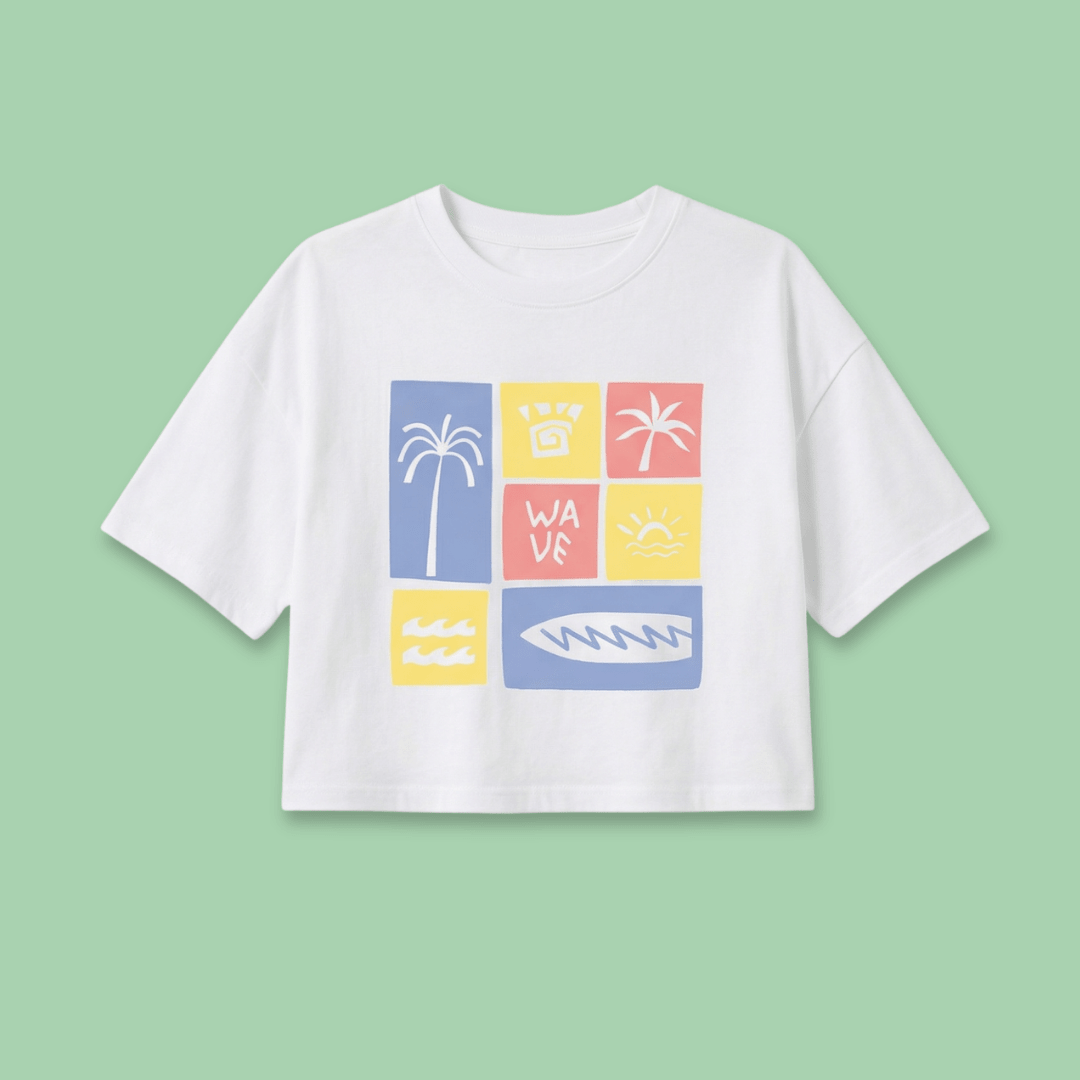 Beach Day - Seersucker T-Shirt & Shorts for Boys