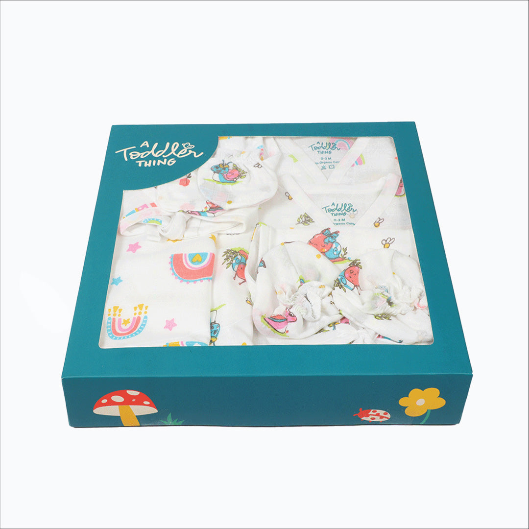 Muslin 8 Piece Gift Set (0-3 Months)